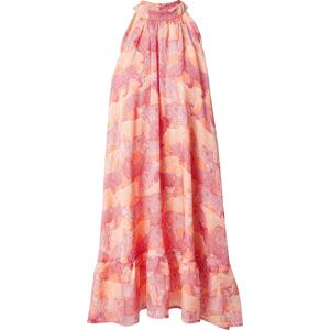 Molly BRACKEN Letní šaty oranžová / pink / pastelově růžová / bílá