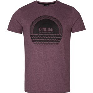 O'NEILL Funkční tričko 'Solar' červená třešeň / černá