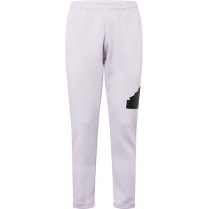ADIDAS SPORTSWEAR Sportovní kalhoty pastelová fialová / černá