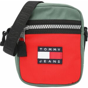 Tommy Jeans Taška přes rameno pastelově zelená / červená / černá / bílá