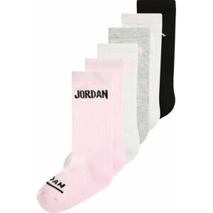 Jordan Ponožky šedý melír / růže / černá / bílá