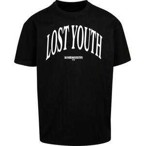 Lost Youth Tričko 'Classic V.1' černá / bílá