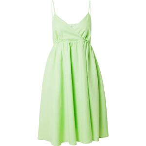 FRNCH PARIS Letní šaty 'SISSI' světle zelená