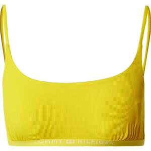 Tommy Hilfiger Underwear Horní díl plavek žlutá / bílá