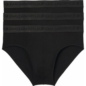 Karl Lagerfeld Slipy černá