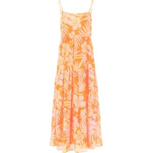 LolaLiza Letní šaty korálová / pastelově oranžová