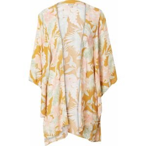 RIP CURL Kimono zlatá / pastelově zelená / růžová / bílá