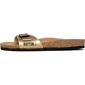 Bayton Pantofle 'Zephyr' béžová / zlatá / černá