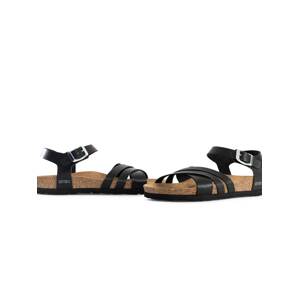 Bayton Páskové sandály 'Denia' hnědá / černá