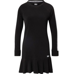 DKNY Performance Sportovní šaty černá / bílá