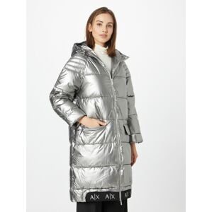 ARMANI EXCHANGE Zimní kabát 'CABAN' stříbrná