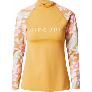 RIP CURL Funkční tričko 'ALWAYS SUMMER' zlatě žlutá / světle zelená / růžová / bílá