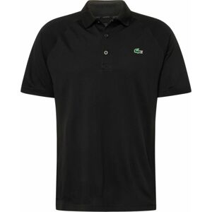 Lacoste Sport Funkční tričko trávově zelená / jasně červená / černá / bílá