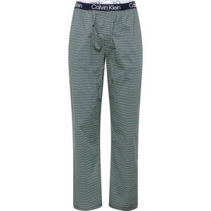 Calvin Klein Underwear Pyžamové kalhoty námořnická modř / petrolejová / pastelově zelená / bílá