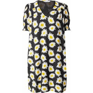 Compania Fantastica Letní šaty žlutá / černá / bílá