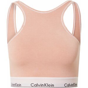 Calvin Klein Underwear Podprsenka pastelově oranžová / černá / bílá