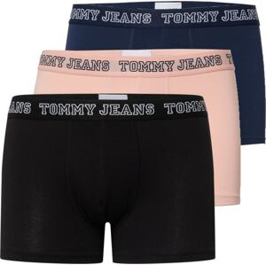 Tommy Jeans Boxerky námořnická modř / pudrová / černá