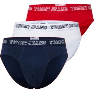 Tommy Jeans Slipy námořnická modř / červená / bílá