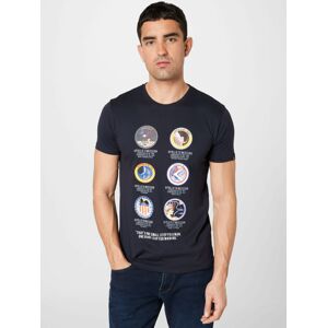ALPHA INDUSTRIES Tričko 'Apollo Mission' námořnická modř / mix barev