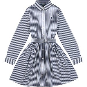 Polo Ralph Lauren Šaty 'Bengal' námořnická modř / bílá