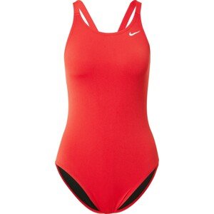 Nike Swim Sportovní plavky ohnivá červená / bílá