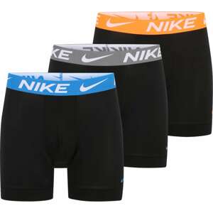 NIKE Sportovní spodní prádlo azurová / oranžová / černá / bílá