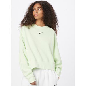 Nike Sportswear Mikina pastelově zelená