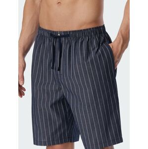 SCHIESSER Pyžamové kalhoty antracitová / bílá