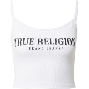 True Religion Top černá / bílá