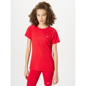 Newline Funkční tričko šedá / červená