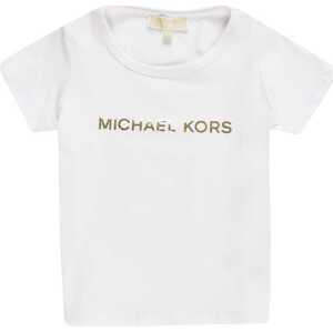 Michael Kors Kids Tričko zlatě žlutá / bílá