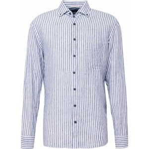 OLYMP Košile marine modrá / bílá