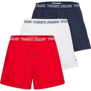 Tommy Jeans Boxerky námořnická modř / červená / bílá