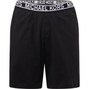 Michael Kors Kalhoty černá / bílá
