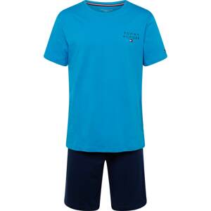 Tommy Hilfiger Underwear Pyžamo krátké modrá / námořnická modř / červená / bílá
