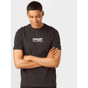 OAKLEY Funkční tričko 'EVERYDAY FACTORY' černá / bílá
