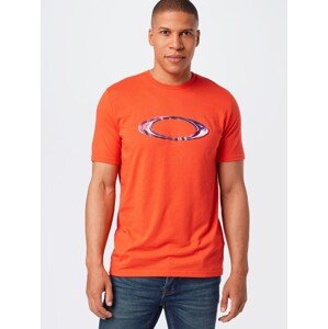 OAKLEY Funkční tričko fialová / tmavě fialová / oranžová / bílá