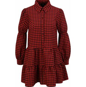 River Island Petite Košilové šaty červená / černá