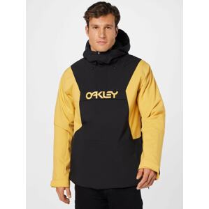 OAKLEY Outdoorová bunda  zlatě žlutá / černá