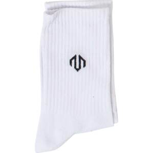MOROTAI Sportovní ponožky černá / bílá