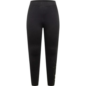 Calvin Klein Jeans Curve Legíny béžová / černá