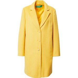 UNITED COLORS OF BENETTON Přechodný kabát citronová