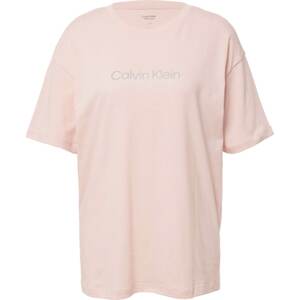 Calvin Klein Sport Tričko šedá / růžová