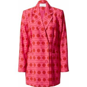 The Wolf Gang Košilové šaty 'PARVANA' pink / červená