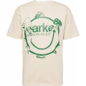 MARKET Tričko krémová / trávově zelená