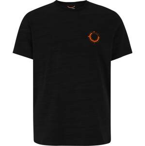 Jack & Jones Plus Tričko 'SEA' oranžová / černá