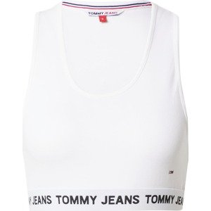 Tommy Jeans Top červená / černá / bílá