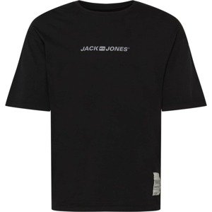 JACK & JONES Tričko 'REMEMBER' černá / bílá