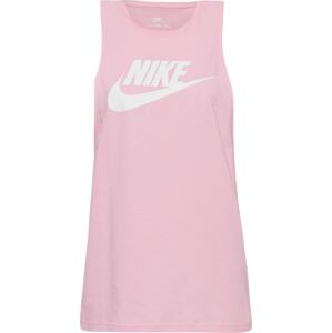 Nike Sportswear Top růžová / bílá