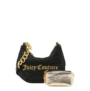 Juicy Couture Taška přes rameno 'Pavè Party Baguette' zlatá / černá